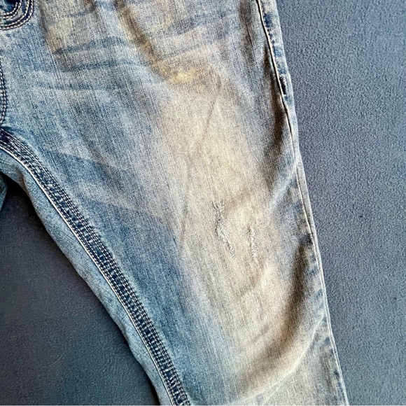 Seven7 Jeans Mens 34x34 Straight Fit Denim Stretch Pants light distress - Picture 8 of 12